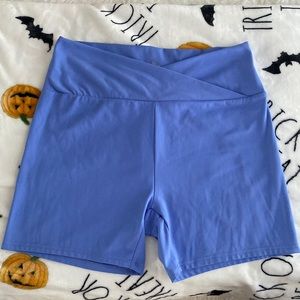 Blue Biker Shorts
